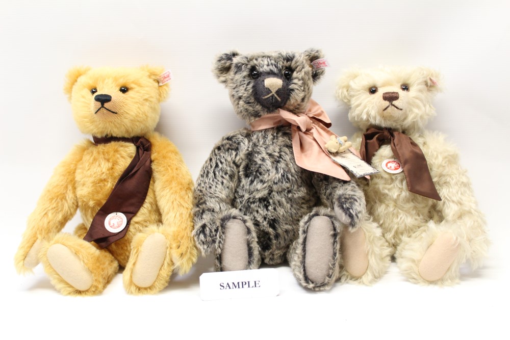 Teddy Bears - Steiff - 2007 662508, 663291, 663246,
