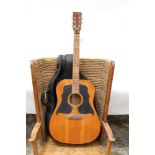Rare 1970s six-string acoustic guitar K550 - Country & Western-style Dreadnought - with carrying