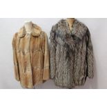 Ladies' fox fur jacket and mid-brown fur jacket by Sacks & Brendlor (2) CONDITION REPORT