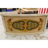A large Fairground wooden painted Hoopla panel