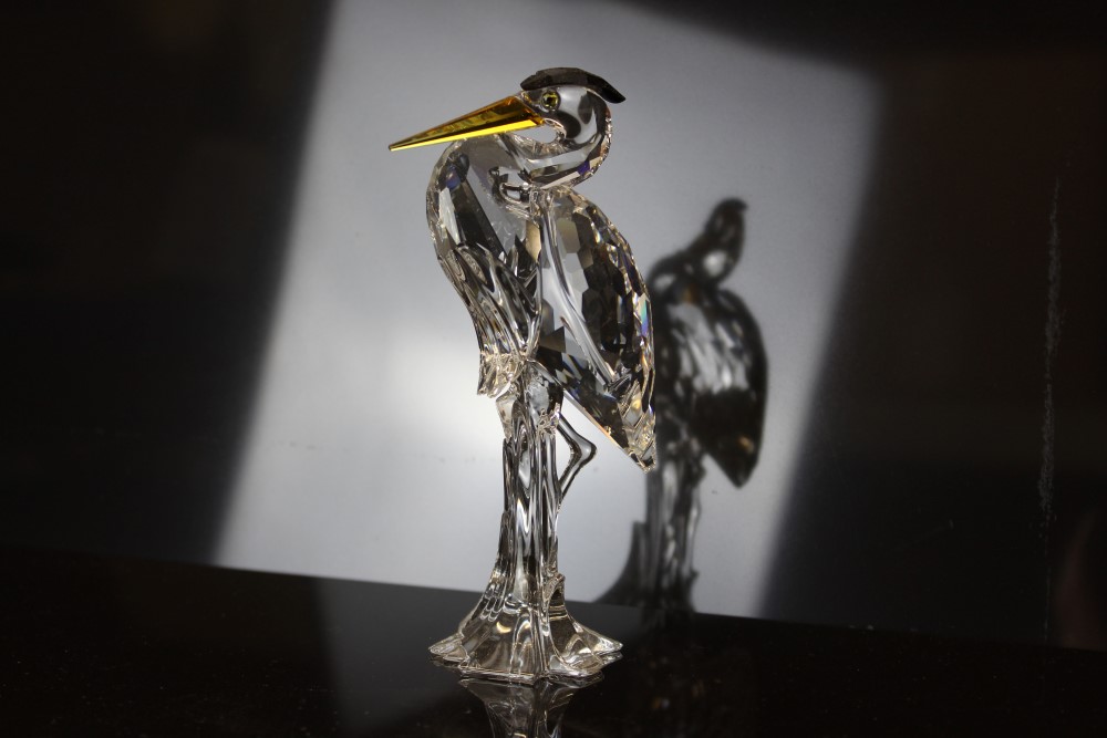 Swarovski crystal model - Stork,