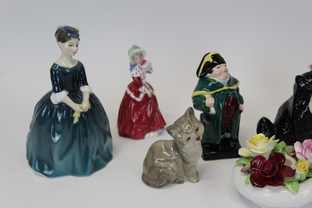 Four Royal Doulton figures - Cherie HN2341, Affection HN2236, - Image 2 of 6