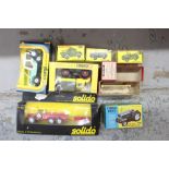 Diecast boxed selection - including Corgi no. 406, 419, 67 Ford 4000 Tractor, Solido Dodge no.