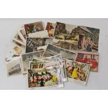 Postcards - including Disney Snow White (x 6), early comic,