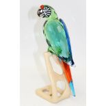 Swarovski crystal Birds of Paradise Collection model - Macaw, 23.