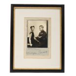 HRH The Duke and Duchess of Windsor - signed 1940s Dorothy Wilding portrait photograph of The Royal