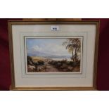 William Leighton Leitch (1804 - 1883), watercolour - Coniston Water, in glazed gilt frame, 18.