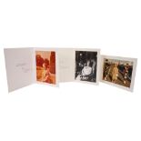 HM Queen Elizabeth The Queen Mother - three signed Christmas cards for 1972,