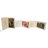 HM Queen Elizabeth II - three signed Christmas cards for 1975,