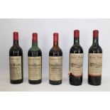 Wine - ten bottles to include: Vin De Pichon Longueville 1955 (x 2), St.