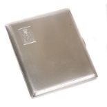 HM Queen Elizabeth The Queen Mother - fine Royal Presentation silver cigarette case,