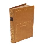 His Majesty's Yacht Alexandra - gilt tooled calf-bound book - 'A handbook for Travellers in