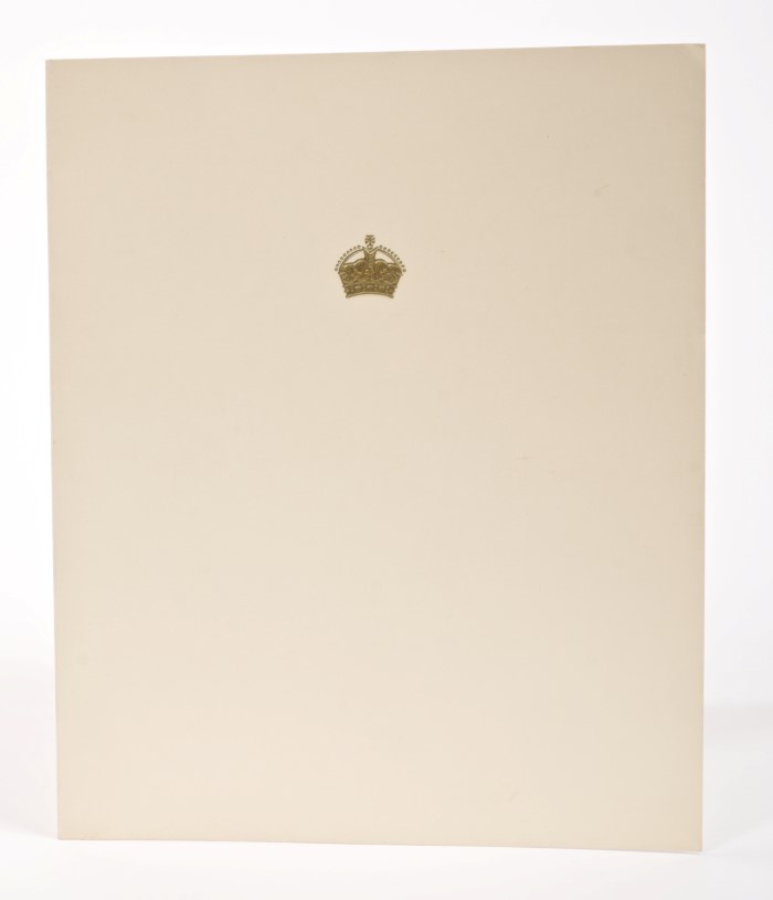 HM Queen Elizabeth The Queen Mother and HRH The Princess Margaret - dual signed 1952 Christmas card - Image 2 of 2