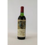 Wine - one bottle, Chateau Mouton Rothschild 1973,