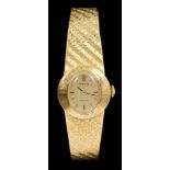 1970s ladies' 18ct gold Rolex Precision wristwatch with 1400 calibre movement,