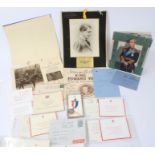 The Duke and Duchess of Windsor - collection of fourteen printed Christmas cards sent to Mr Leonard