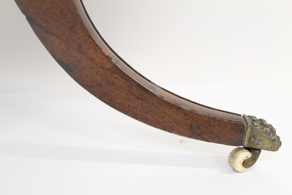 George IV mahogany breakfast table, - Image 4 of 6