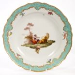 18th century Meissen porcelain plate, circa 1780,