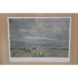 Collection of sporting prints to include: signed Lionel Edwards print of The Essex,