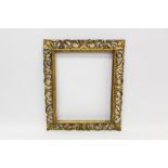 19th century Florentine carved giltwood frame,