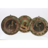 Three late 19th century New Zealand tourist tin plates,