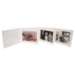 HM Queen Elizabeth The Queen Mother - three signed Christmas cards for 1975,