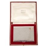 HM Queen Elizabeth II - fine Royal Presentation silver and gold mounted cigarette case,