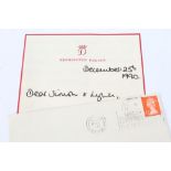 Diana The Princess of Wales - a charming handwritten letter on crowned D Kensington Palace headed