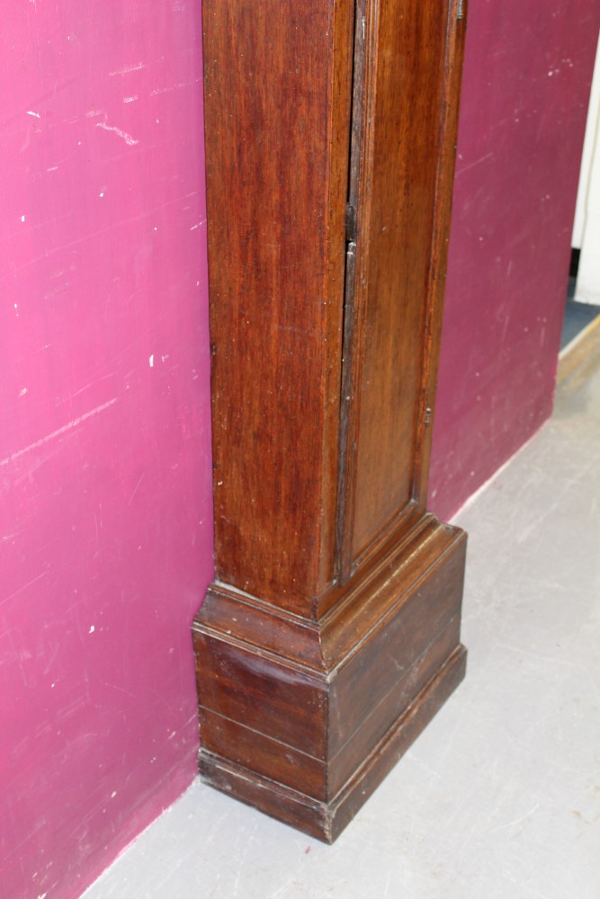 Early 18th century eight day longcase clock with square brass dial, - Image 5 of 11