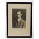 HRH Prince Albert Duke of York (later HM King George VI) - fine signed presentation portrait