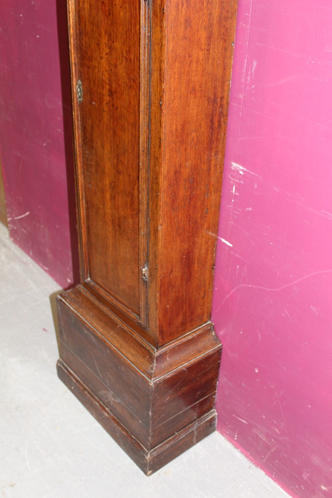 Early 18th century eight day longcase clock with square brass dial, - Image 7 of 11