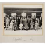 HM Queen Elizabeth II and HRH The Duke of Edinburgh - 1959 signed black and white photograph of HM