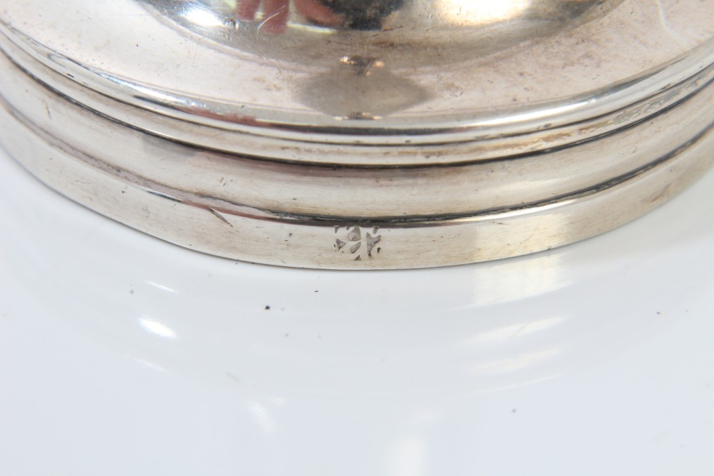 George III silver wine funnel of conventional form, with separate sconce and funnel, - Image 12 of 12