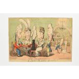 Isaac Cruikshank (1764 - 1811), hand-coloured etching - A Long Headed Assembly!! Published by T.
