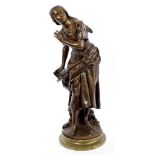 Mathurin Moreau (1822 - 1912), good late 19th / early 20th century bronze figure,