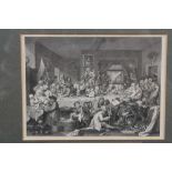 Four 19th century Hogarth engravings by H.