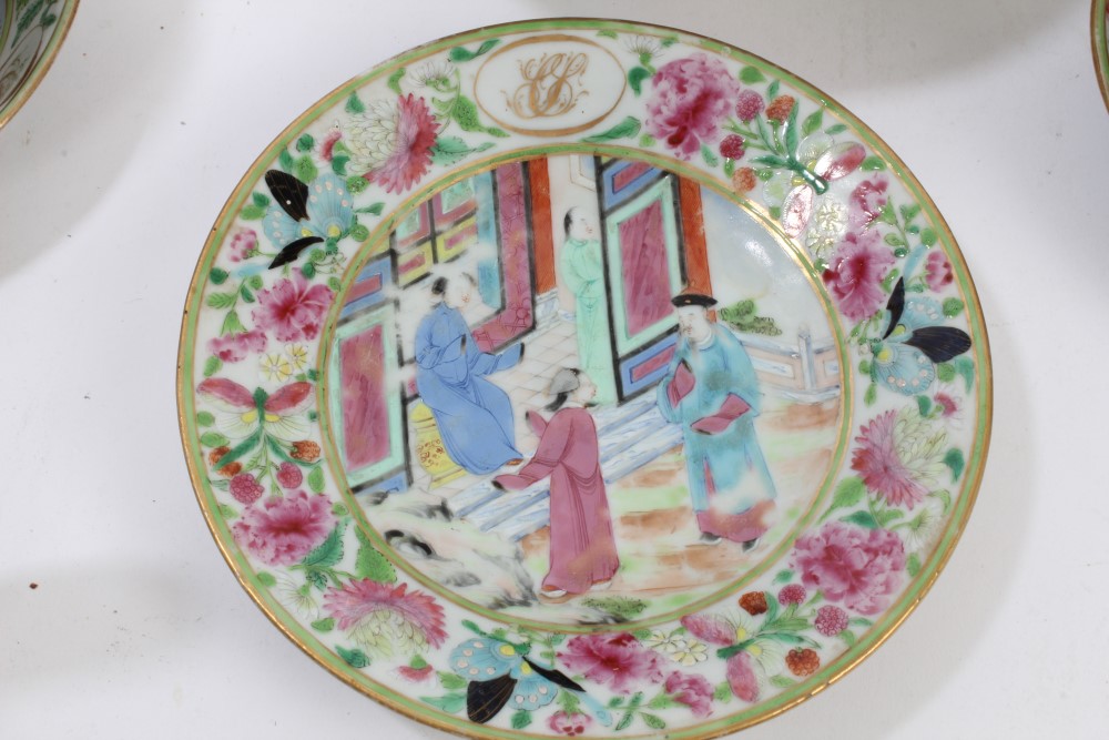 Mid-19th century Chinese export Mandarin palette teaware, - Image 11 of 12