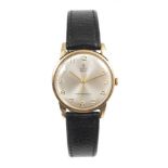 1960s gentlemen's Rolex Tudor Royal Shock-Resisting gold wristwatch with Tudor twenty-one jewel