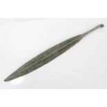 Ancient Luristan bronze dagger, circa 1500 - 1000BC,