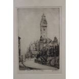 *Cyril Edward Power (1872 - 1951), signed limited edition etching - Westminster Cathedral, East End,
