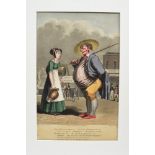 Theodore Lane (1800 - 1828), hand-coloured etching and aquatint - Champagne and Shampoo.