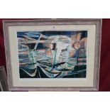 Allin Braund (1915 - 2004), pair of signed limited edition lithographs - Morning Sea Mist,