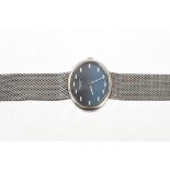 1970s gentlemen's Favre-Leuba Genève stainless steel wristwatch with manual-wind movement,