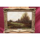 Frederick Golden Short (1863 - 1936), oil on canvas - Heathland Landscape, signed and dated 1905,