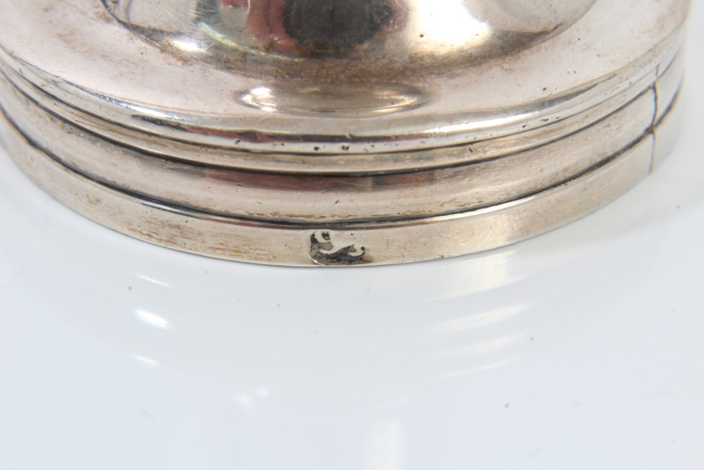George III silver wine funnel of conventional form, with separate sconce and funnel, - Image 11 of 12