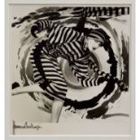 *Norman Parkinson (1913 - 1990), signed black and white photograph - A Fashion Study,