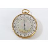 Rare late 19th / early 20th century pocket barometer / altimeter, compass and thermometer, no.