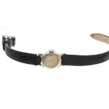 1960s ladies' Tudor 18ct white gold wristwatch with Tudor twenty-one jewel movement,