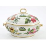 Fine and large early 19th century Derby crested botanical tureen and cover from The Duke of