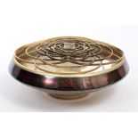 Contemporary silver centrepiece of circular form, with detachable silver gilt grille,